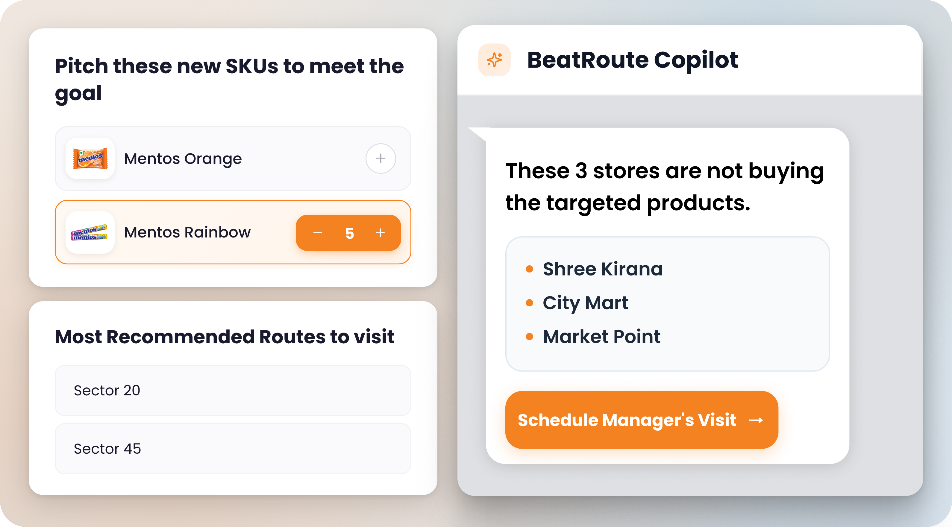 BeatRoute AI agents for retail execution recommendations